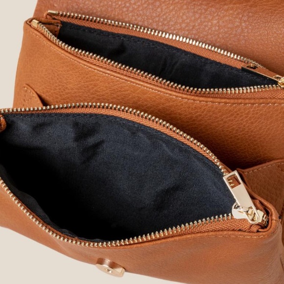 BRAND NEW FLORENCE ENVELOPE CROSSBODY; COGNAC - Picture 3 of 4